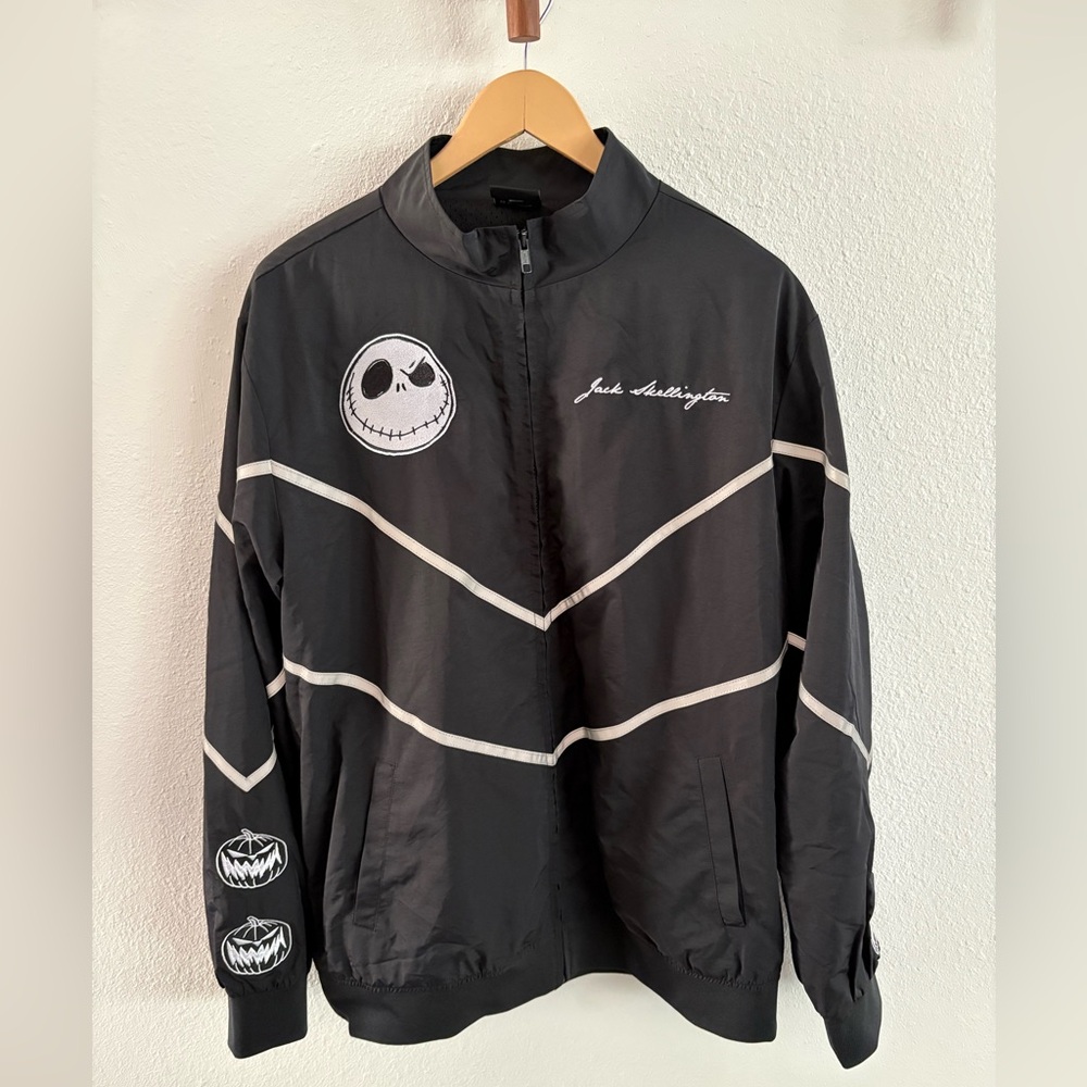 Disney The Nightmare Before Christmas Skellington Icons Windbreaker, Size L